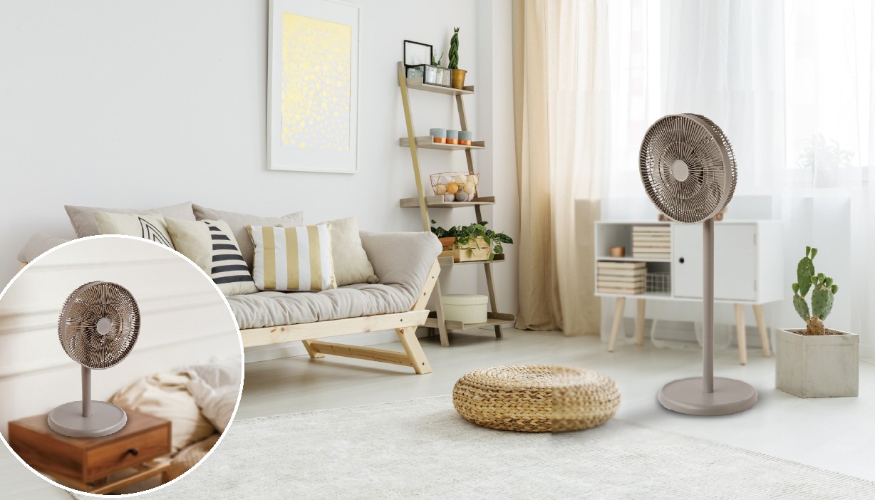 origo CF1822 2 In 1 DC 12"Desk/Stand Fan